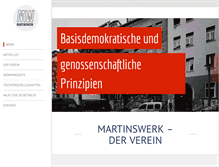 Tablet Screenshot of martinswerk-berlin.de